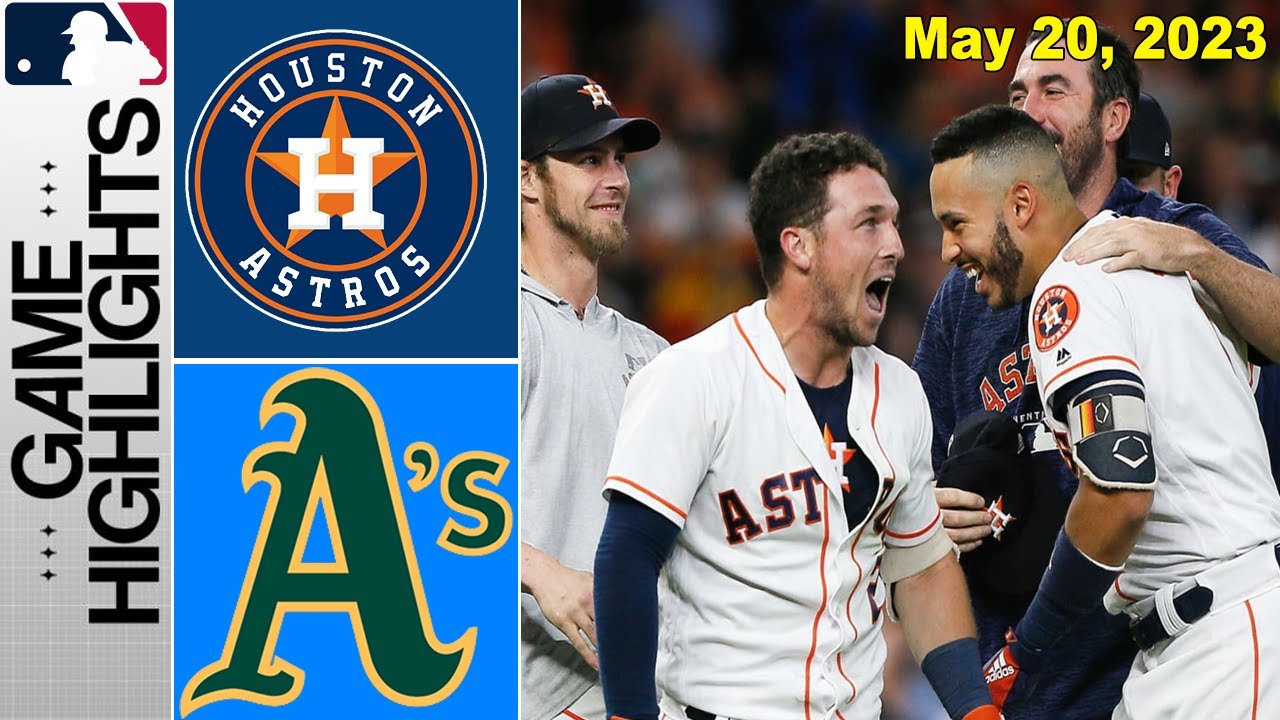 Houston Astros Vs Oakland Athletics [full Game] May 20, 2023 | Mlb Highlights | Mlb Season 2023