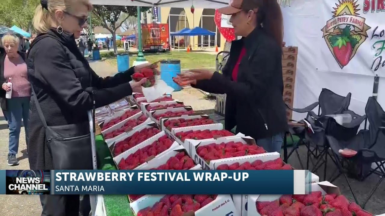 Hundreds Of Fairgoers Attended The 34th Annual Strawberry Festival In Santa Maria