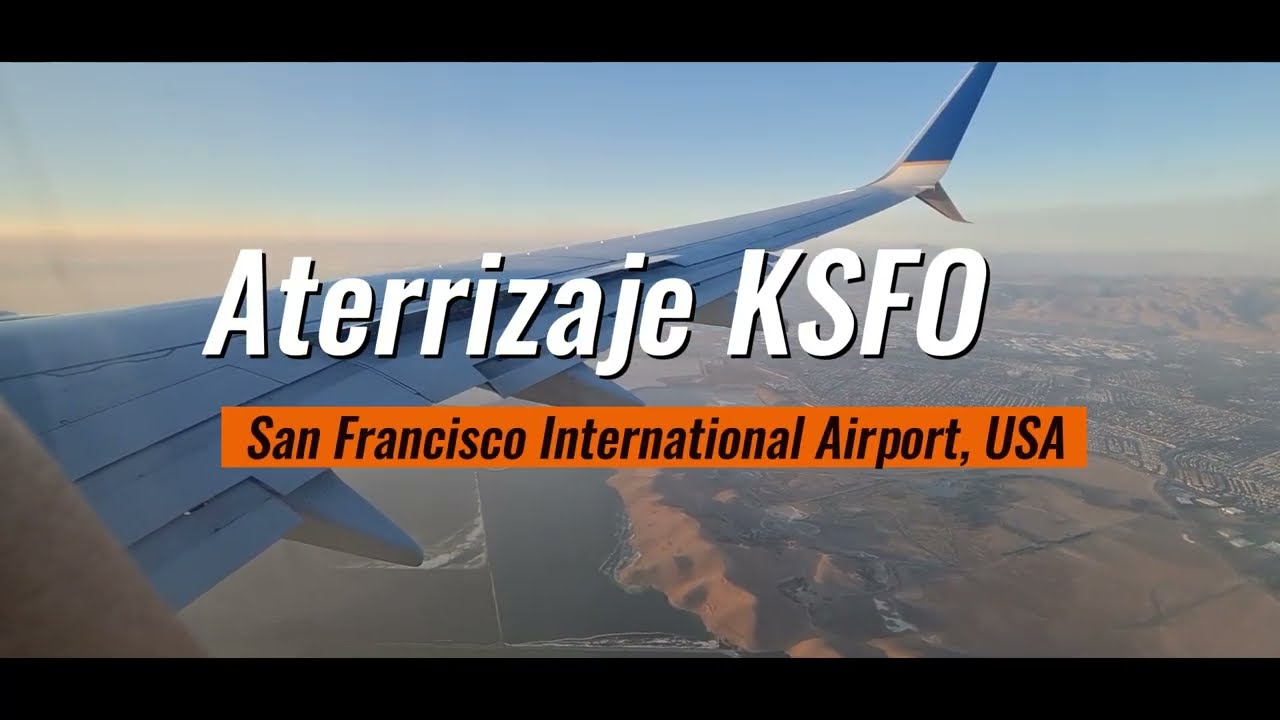 Increíble Aterrizaje En El Aeropuerto Internacional De San Francisco | United Airlines | Pista 28r