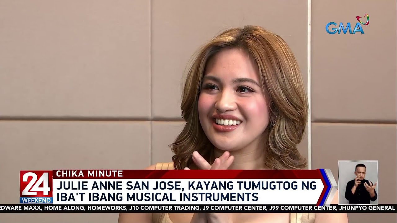 Julie Anne San Jose, Kayang Tumugtog Ng Iba’t Ibang Musical Instruments | 24 Oras Weekend