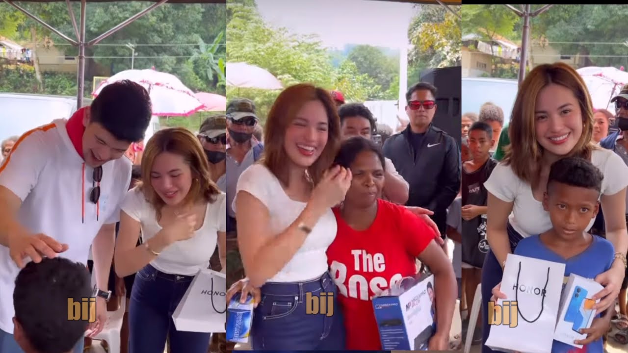 Julie Anne San Jose Namigay Ng Regalo At Pagkain Sa Mga Katutubo Sa Pampanga 💕