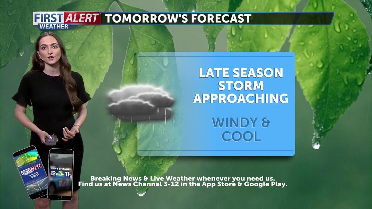 Late Season Storm Impacts The Region