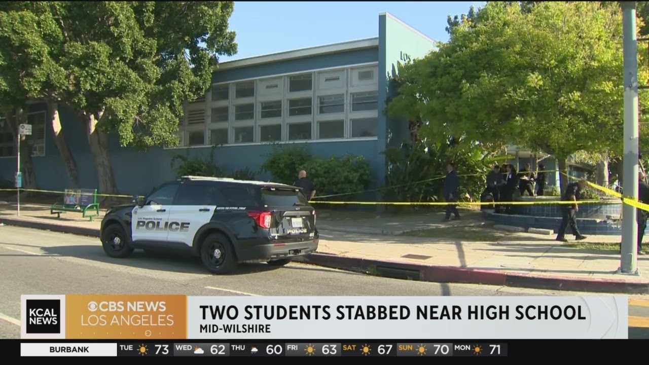 Los Angeles High School Students Stabbed; Suspects At Large