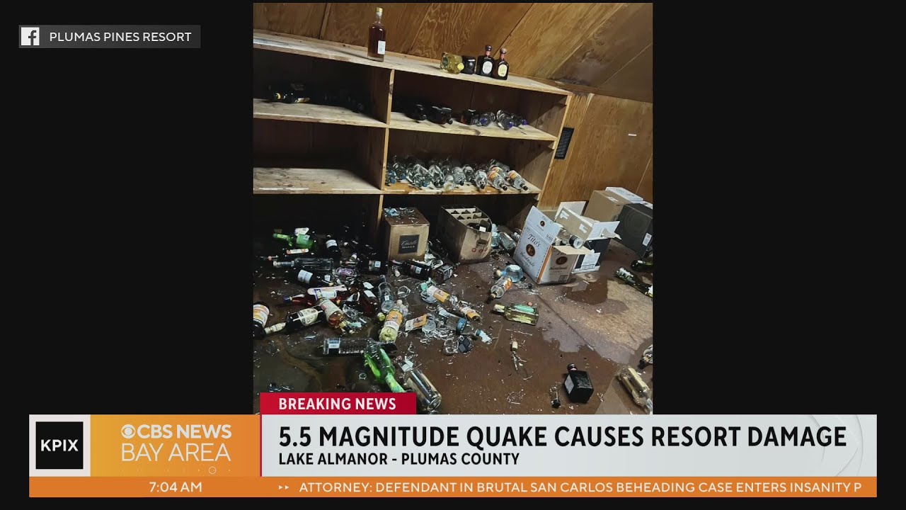 Magnitude 5.2 Aftershock Rumbles Through Plumas County Near Lake Almanor