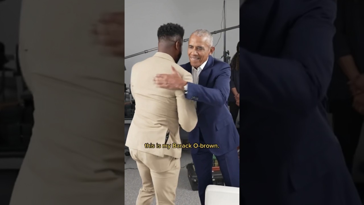 Nate Burleson Wears Special Suit To Meet Former President Barack Obama #shorts