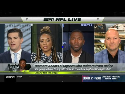 Nfl Live | Davante Adams Disagrees With Raiders Front Office