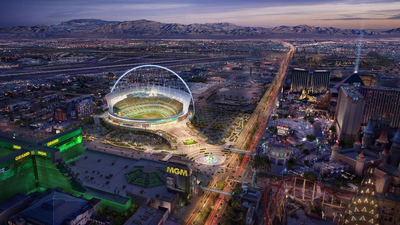 Oakland A’s Release Renderings Of Potential Las Vegas Strip Ballpark