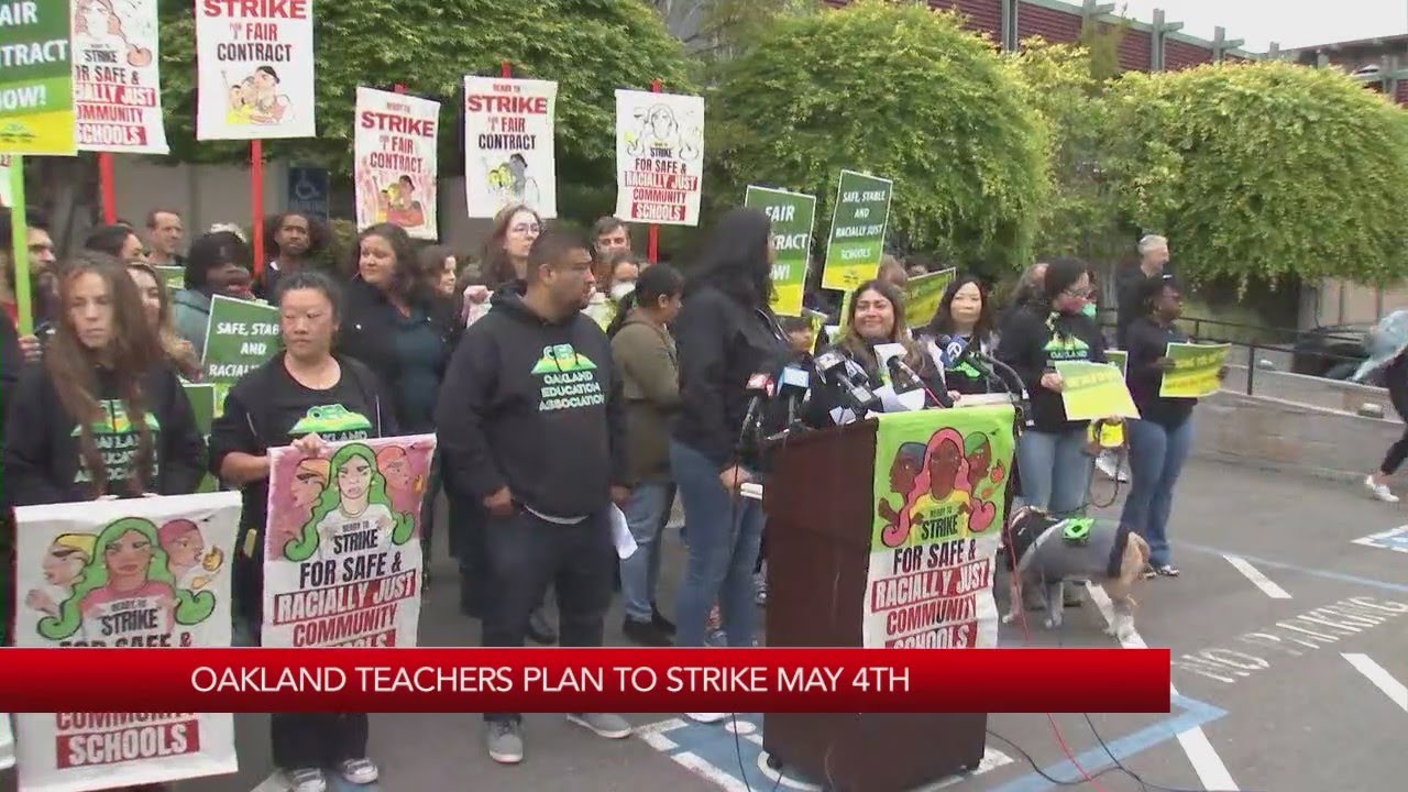 Oakland Teachers Plan To Strike May 4