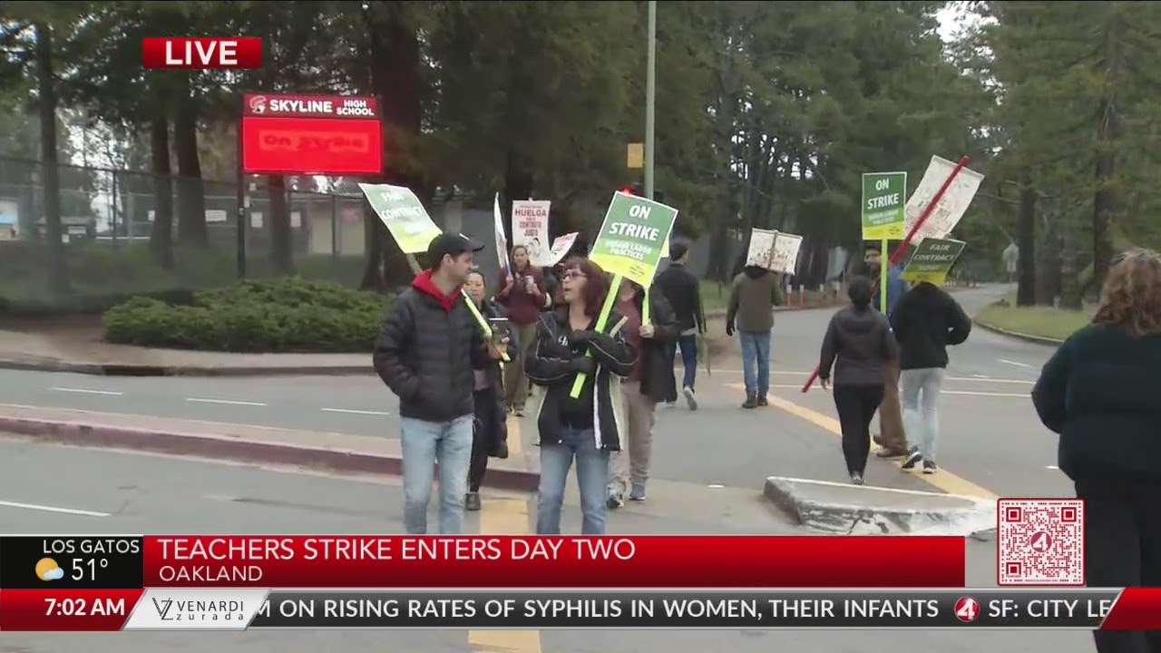 Oakland Techers Strike Enters Day 2