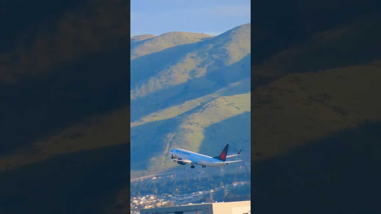 #planespotting #planeshorts #airplaneshorts #aircanada 737 Max Takeoff At Sfo