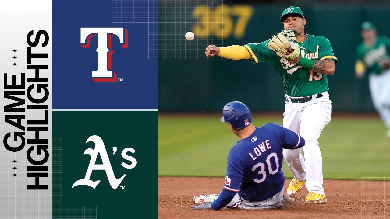 Rangers Vs. A’s Game Highlights (5/12/23) | Mlb Highlights