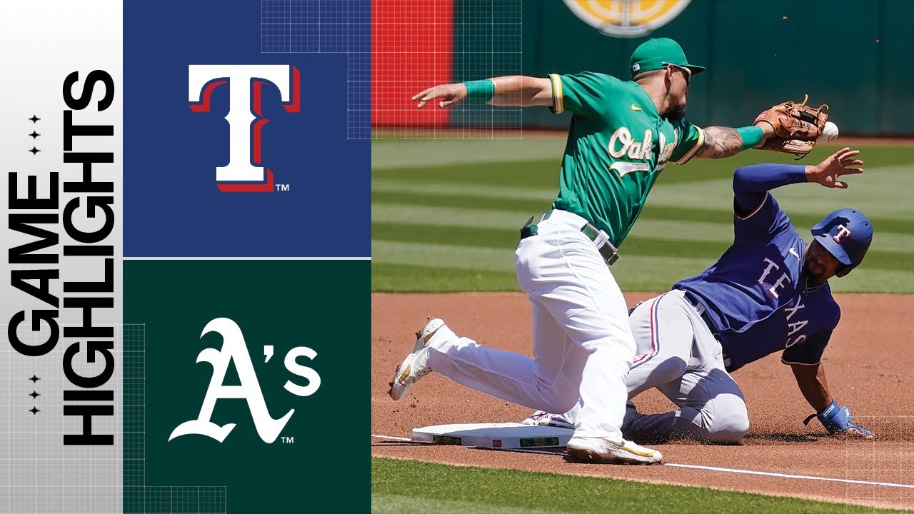 Rangers Vs. A’s Game Highlights (5/13/23) | Mlb Highlight