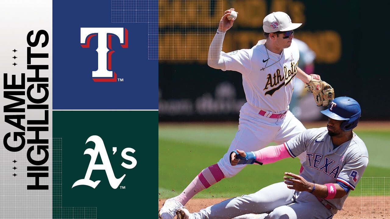 Rangers Vs. A’s Game Highlights (5/14/23) | Mlb Highlights