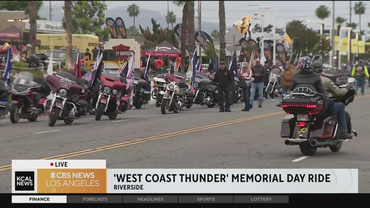 Riverside’s ‘west Coast Thunder’ Memorial Day Ride