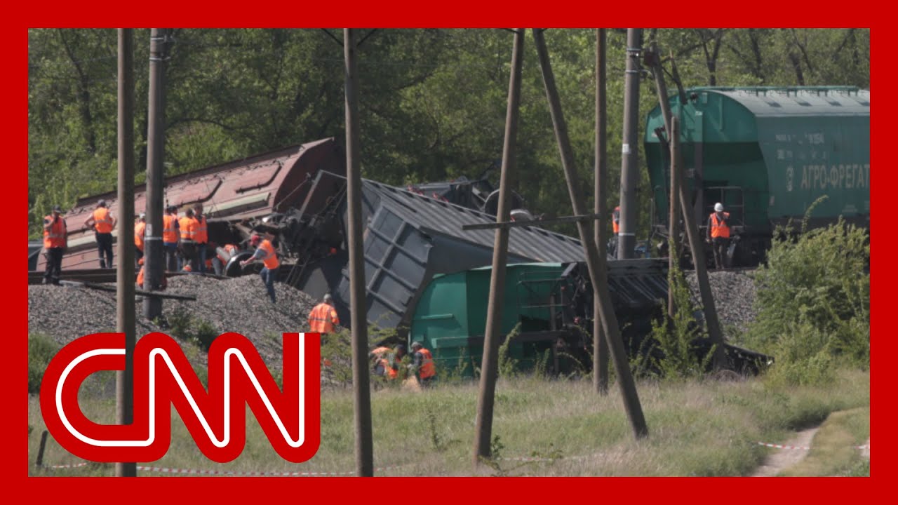 Russia Backed Officials Claim Crimea Train Derailment Was Deliberate Act