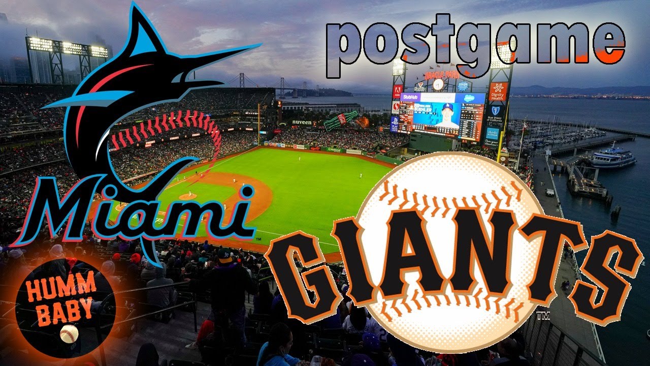 Sf Giants Vs Miami Marlins Game 1 Postgame