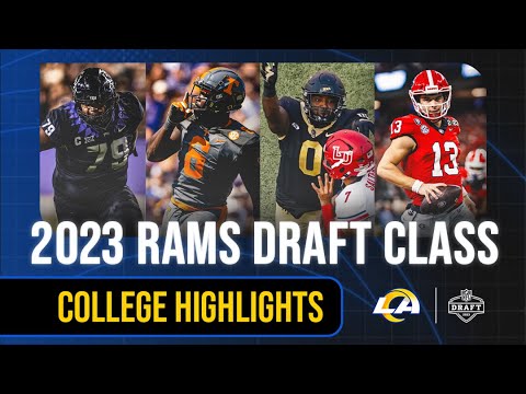 Stetson Bennett, Steve Avila, Byron Young & More | Rams 2023 Nfl Draft Class Highlights