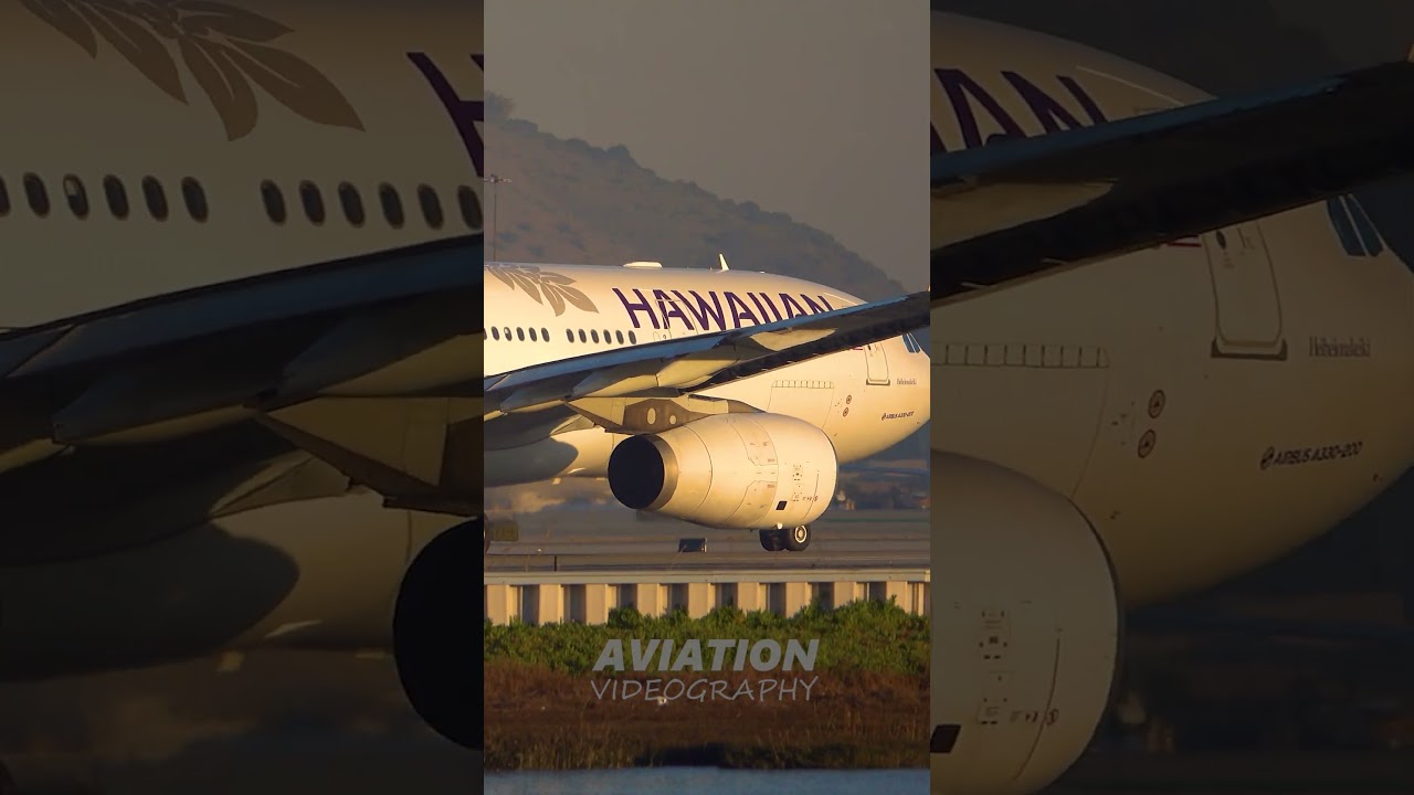 Sunrise Departure For Hawaiian A330 Out Of Sfo #shorts