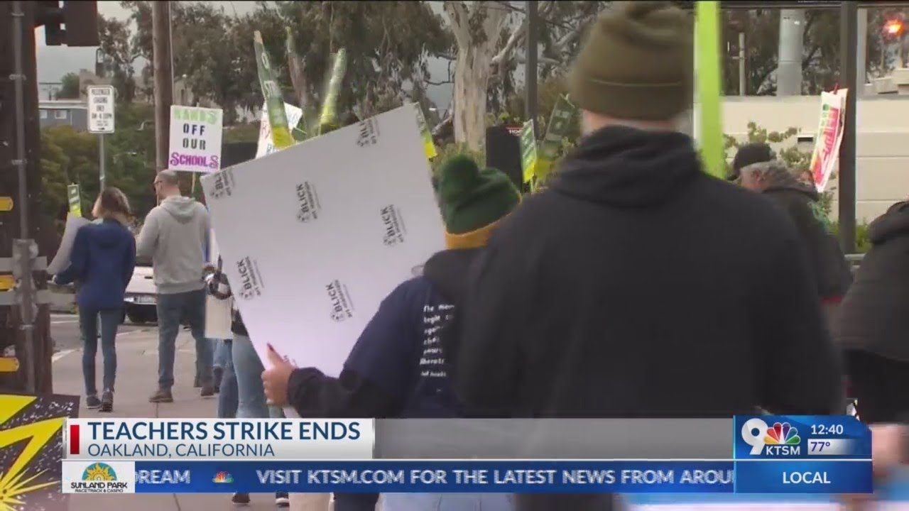 Teacher Strike In Oakland California Ends.