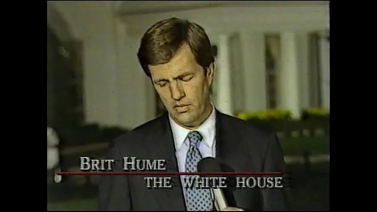 Ted Koppel Live Abc News W/ Brit Hume San Francisco Earthquake 1989