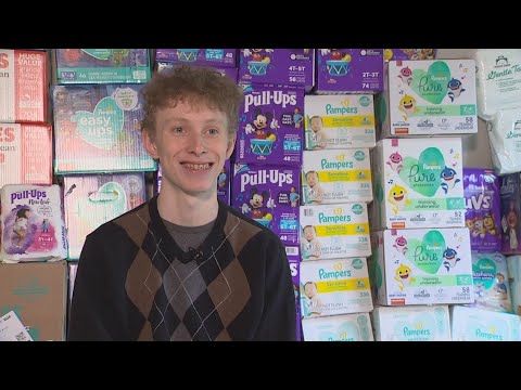 Teen gives diapers and baby wipes away for his birthday 1 Teen Gives Diapers And Baby Wipes Away For His Birthday