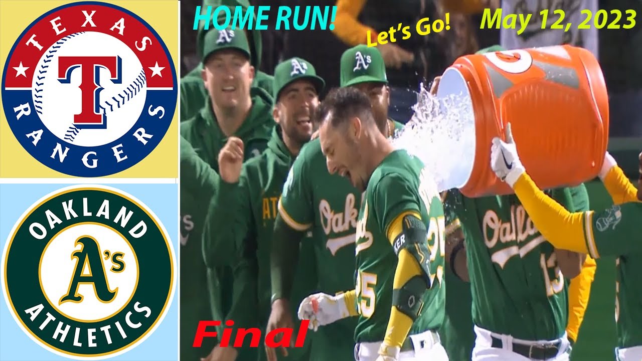 Texas Rangers Vs Oakland Athletics 5/12/23 Full Game Highlights | Mlb Season 2023 Today