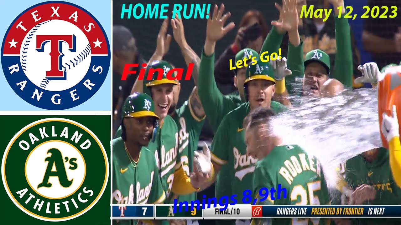 Texas Rangers Vs Oakland Athletics Extra Turn 5/12/23 Game Highlights | Mlb Season 2023 Today