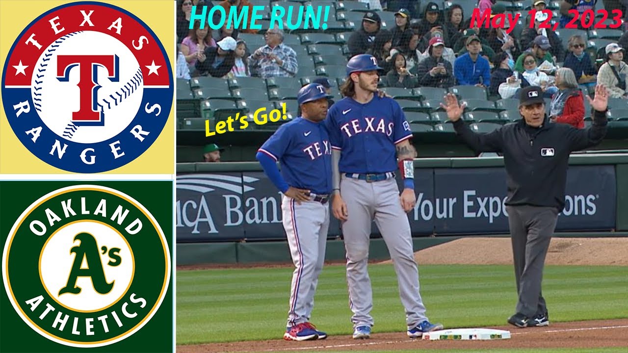 Texas Rangers Vs Oakland Athletics Full Game Highlights May 12, 2023 | Mlb Season 2023 Today