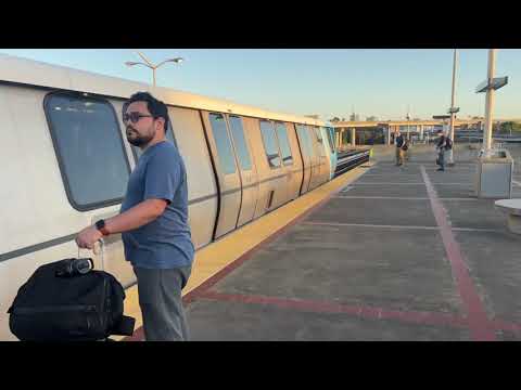 The 10 Car 3 Door Sfo Airport & Millbrae Fleet Of The Future Yellow Line At Macarthur Bart Station