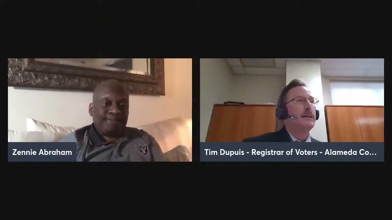 Tim Dupuis Alameda County Registrar Talks 2022 Oakland Mayoral Election Rank Choice Voting Anomaly 1 Tim Dupuis Alameda County Registrar Talks 2022 Oakland Mayoral Election Rank Choice Voting Anomaly