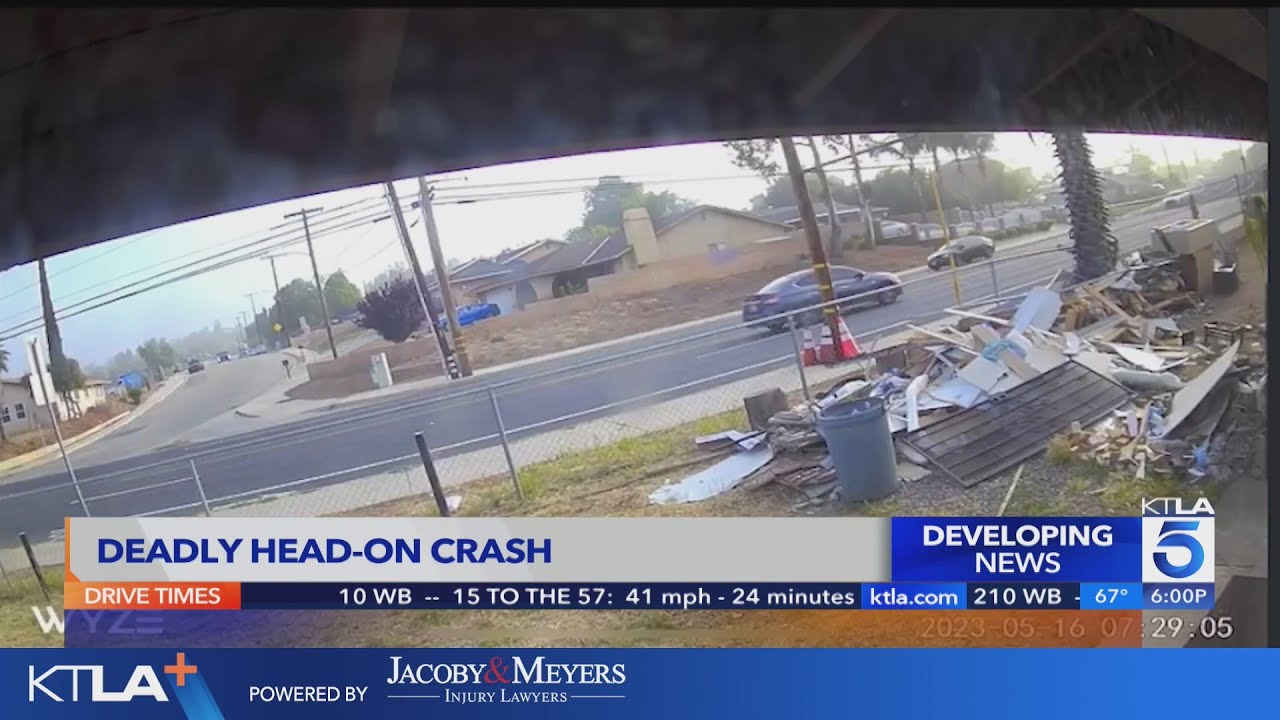 Video Captures Fatal Head On Collision