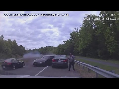 Video: Officer Narrowly Misses Being Struck By Out Of Control Vehicle