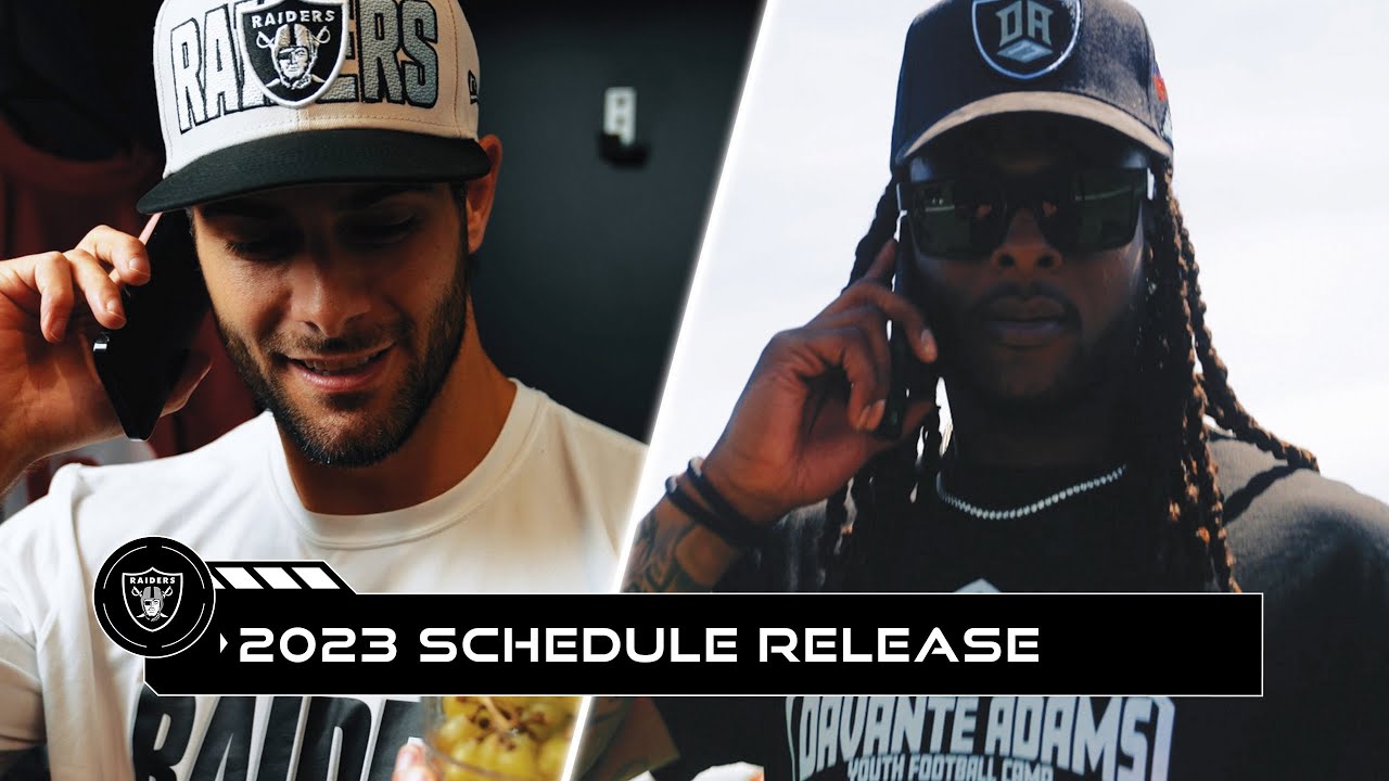 We Got The Dates! | Las Vegas Raiders’ 2023 Schedule Reveal | Nfl