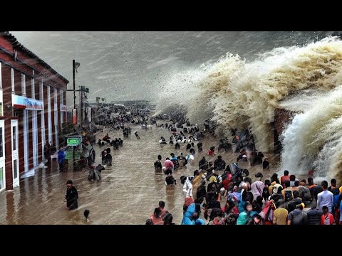 4 Minutes Ago Dominican Republic 🔴 Raging Water Washed Santa Cruz De Mao Into The Atlantic Ocean!