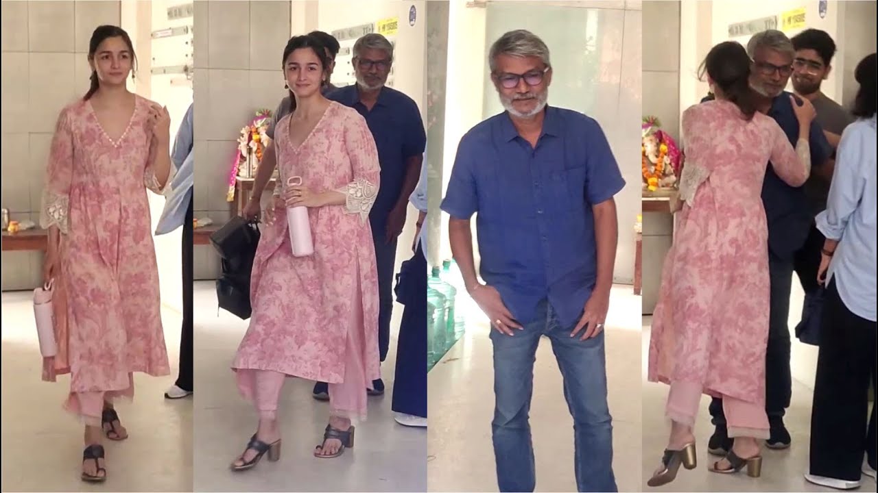 Alia Bhatt And Nitesh Tiwari Spotted Post Meeting In Santacruz