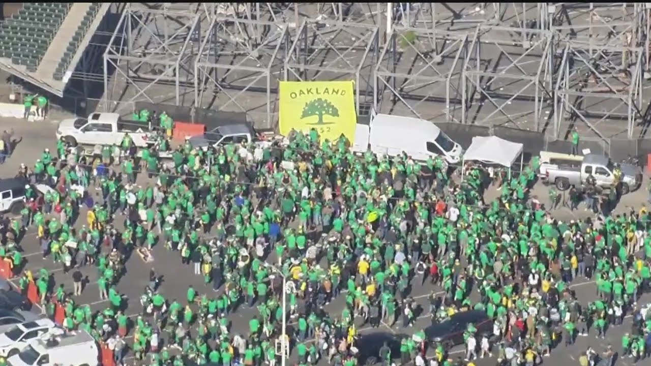 A’s Fans Swarm Oakland Coliseum In Reverse Boycott