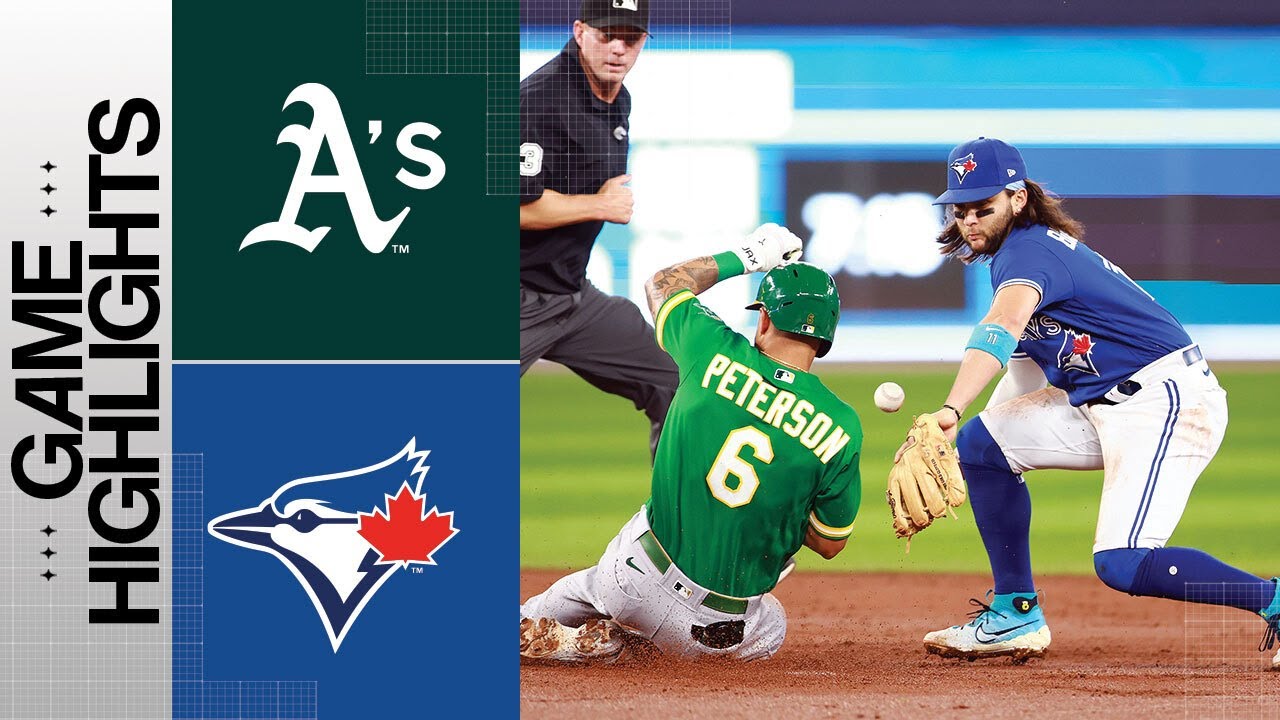 A’s Vs. Blue Jays Game Highlights (6/24/23) | Mlb Highlights