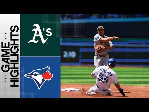 A’s Vs. Blue Jays Game Highlights (6/25/23) | Mlb Highlights