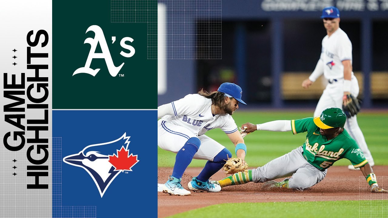 A’s Vs. Blue Jays Game Highlights (6/23/23) | Mlb Highlights