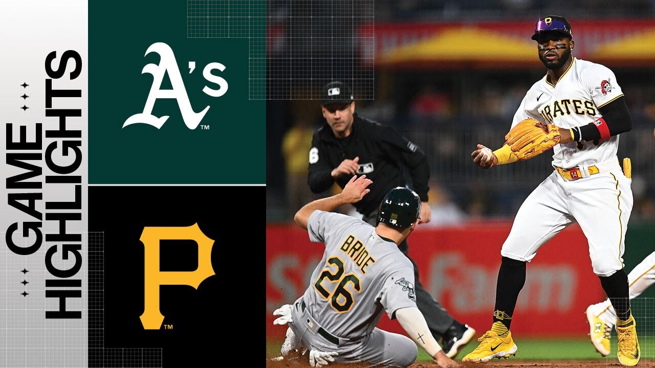 A’s Vs. Pirates Game Highlights (6/6/23) | Mlb Highlights