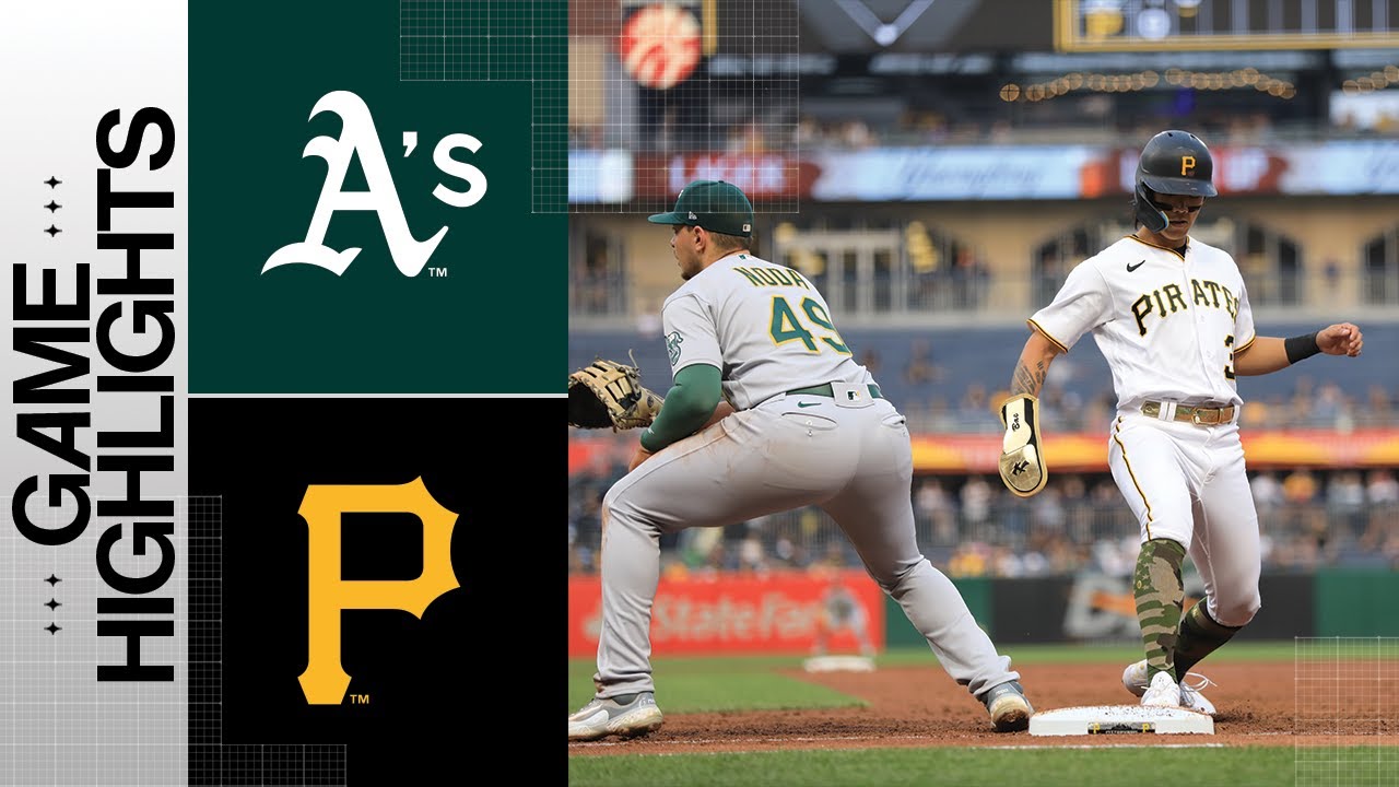 A’s Vs. Pirates Game Highlights (6/5/23) | Mlb Highlights