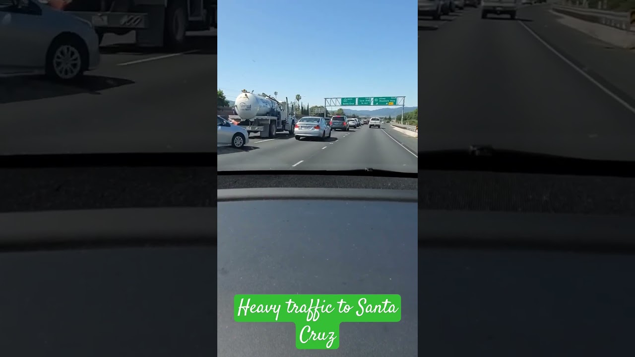 Breaking news - Very heavy traffic on 17 S head to Santa Cruz good time to the beach 1 Breaking News – Very Heavy Traffic On 17 S Head To Santa Cruz Good Time To The Beach
