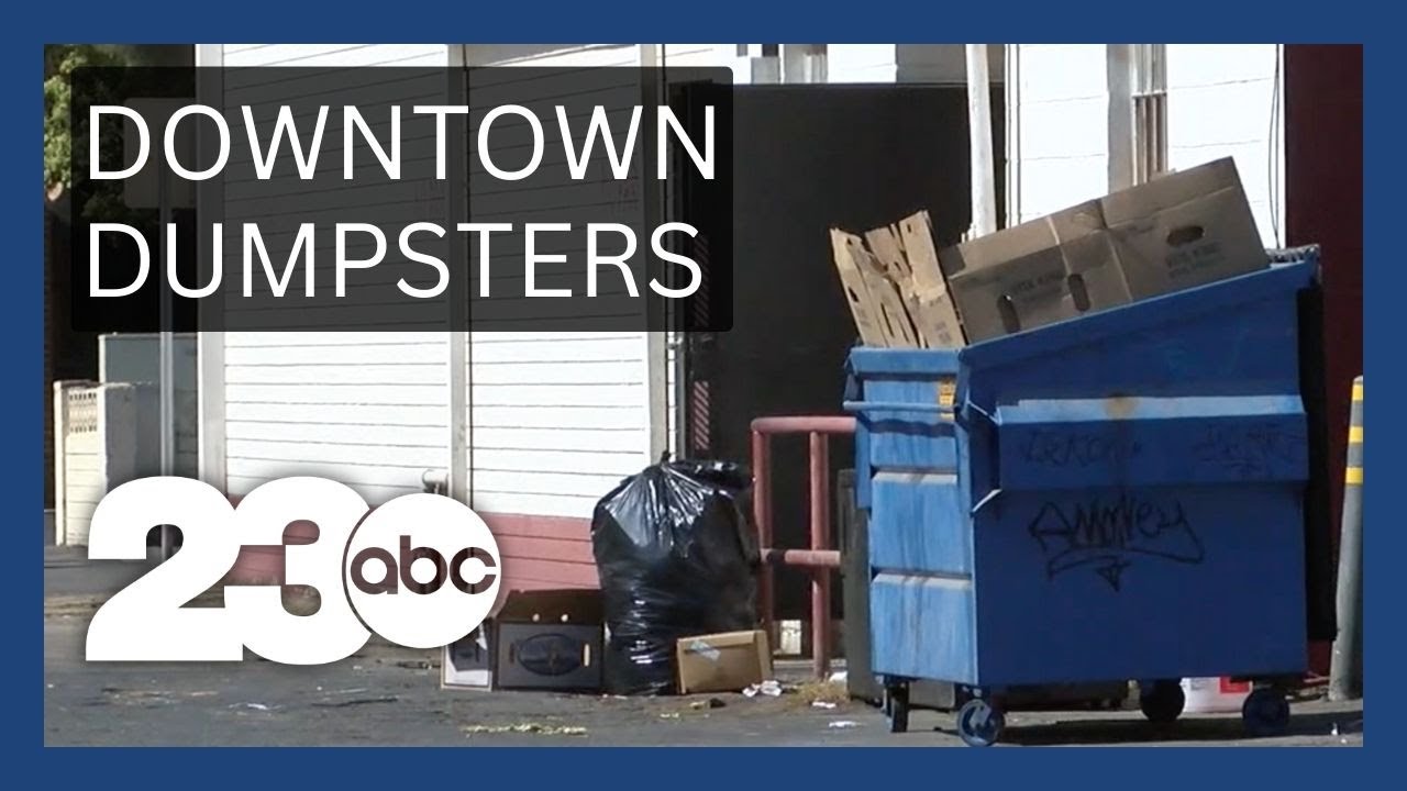 City Offering Locking Dumpster Lids To Downtown Bakersfield Businesses