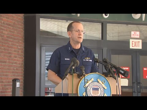 Coast Guard Gives Update On Missing Oceangate Submersible Near Titanic Wreck