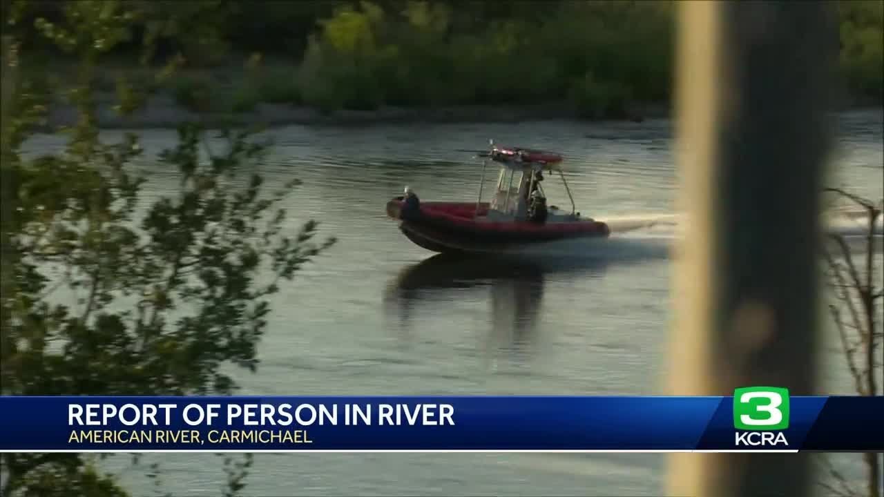 Crews Search For Person In American River Near Carmichael
