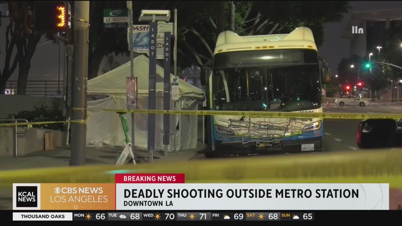 Downtown L.a. Shooting: Man Dies Outside Grand Park Metro