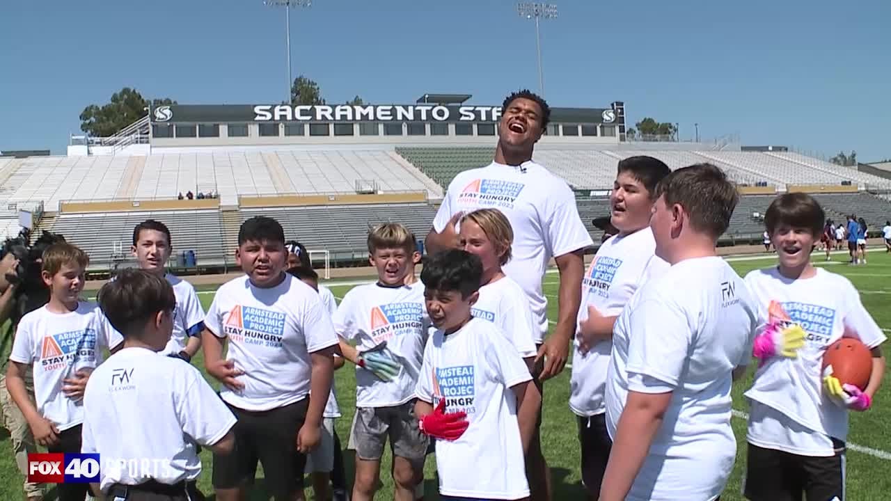 Elk Grove Native 49ers Star Arik Armstead Hosts ‘stay Hungry’ Youth Football Camp