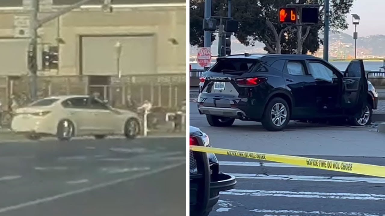 Heart Stopping Video Shows Car To Car Gun Battle Near Sf’s Pier 39