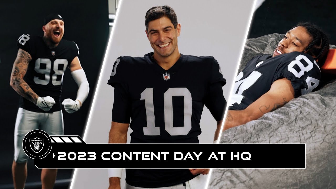 Inside Look At Raiders 2023 Content Day | Nfl