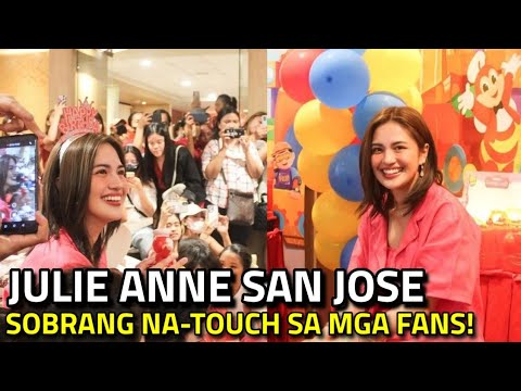 JULIE ANNE SAN JOSE NAGING EMOSYONAL AT SOBRANG NA TOUCH SA HANDOG NG MGA FANS! PANUORIN 1 Julie Anne San Jose Naging Emosyonal At Sobrang Na Touch Sa Handog Ng Mga Fans! Panuorin